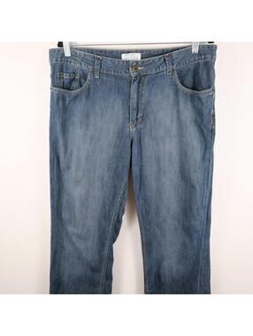 DKNY Mens Cotton Medium Wash Denim Straight Leg Jeans 34x32 Measured 36x30